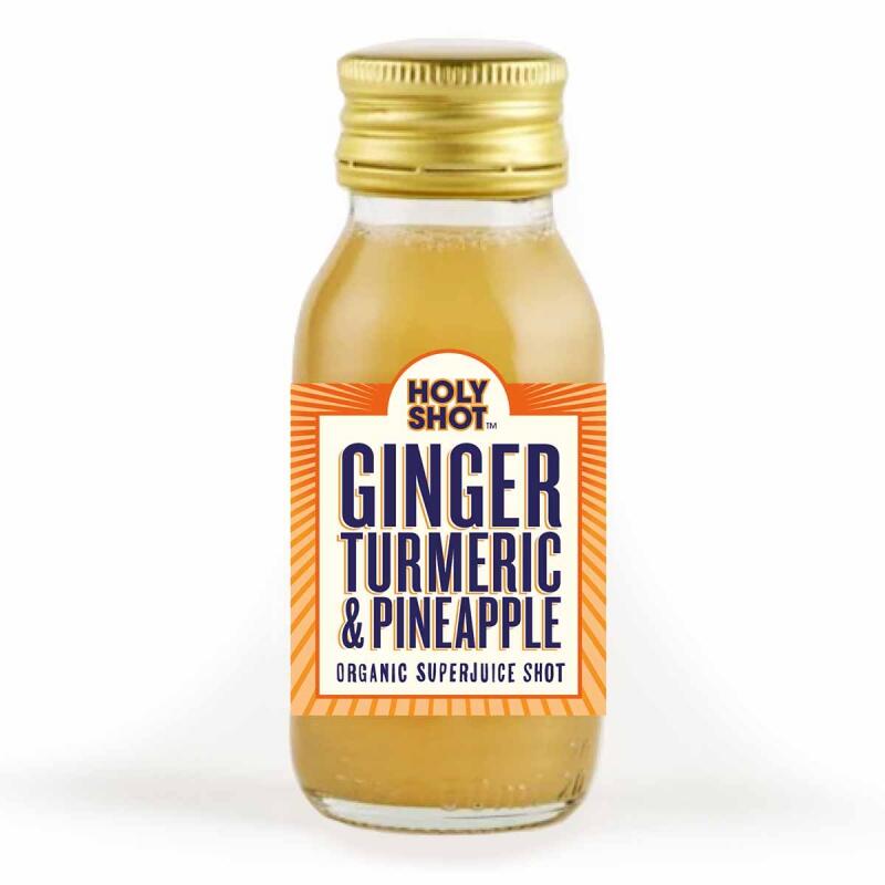 Ginger turmeric pineapple van HOLYSHOT, 12 x 60 ml